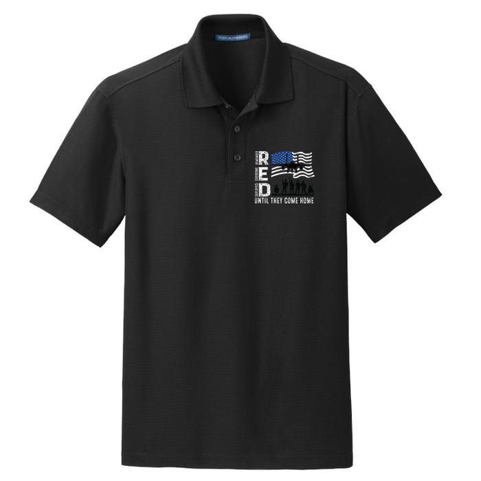 Red Friday Remember Everyone Deployed Until Come Dry Zone Grid Polo