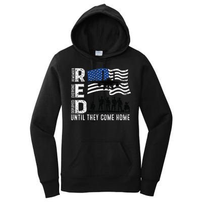Red Friday Remember Everyone Deployed Until Come Women's Pullover Hoodie