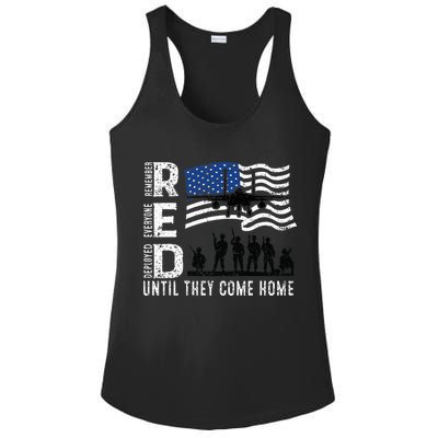 Red Friday Remember Everyone Deployed Until Come Ladies PosiCharge Competitor Racerback Tank
