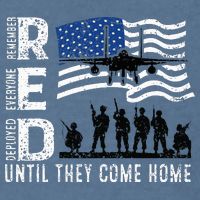 Red Friday Remember Everyone Deployed Until Come Garment-Dyed Sweatshirt