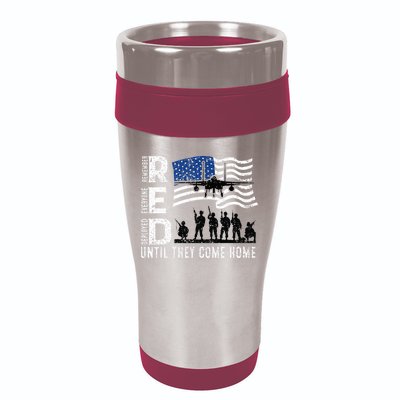 Red Friday Remember Everyone Deployed Until Come 16oz Travel Tumbler