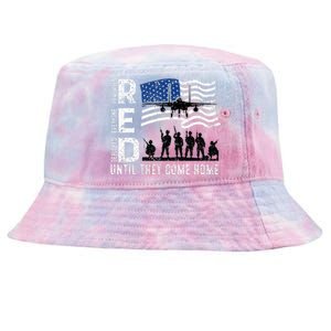 Red Friday Remember Everyone Deployed Until Come Tie-Dyed Bucket Hat