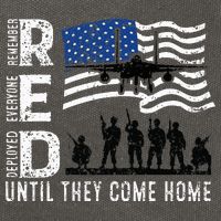 Red Friday Remember Everyone Deployed Until Come Cotton Canvas Backpack