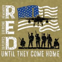Red Friday Remember Everyone Deployed Until Come Garment-Dyed Women's Muscle Tee