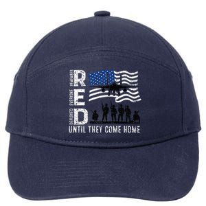 Red Friday Remember Everyone Deployed Until Come 7-Panel Snapback Hat