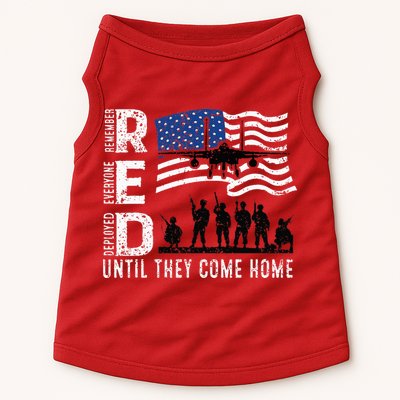 Red Friday Remember Everyone Deployed Until Come Doggie Tank