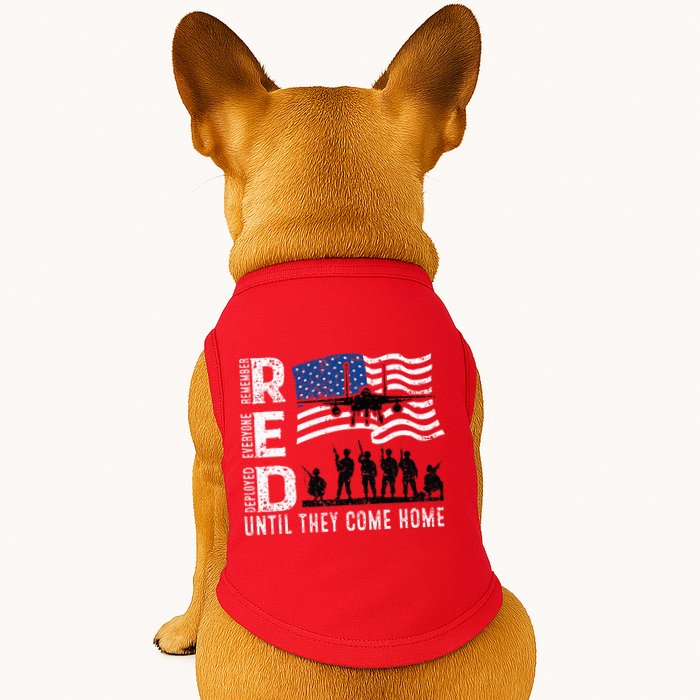 Red Friday Remember Everyone Deployed Until Come Doggie Tank