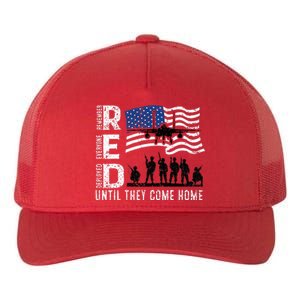 Red Friday Remember Everyone Deployed Until Come Yupoong Adult 5-Panel Trucker Hat