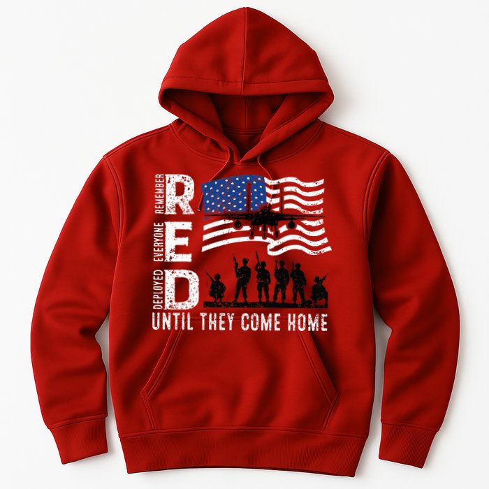 Red Friday Remember Everyone Deployed Until Come Hoodie