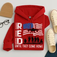 Red Friday Remember Everyone Deployed Until Come Hoodie