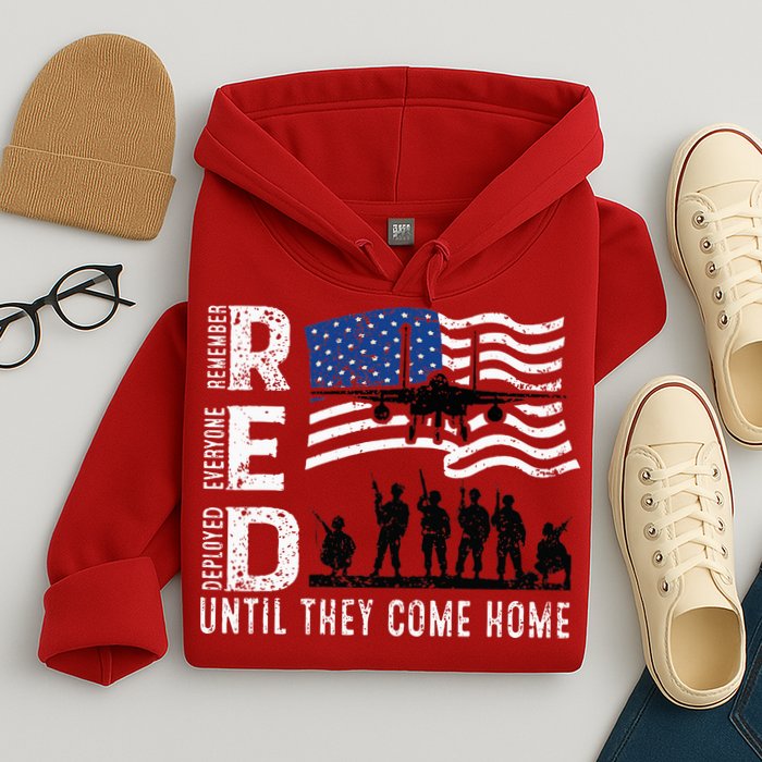 Red Friday Remember Everyone Deployed Until Come Hoodie