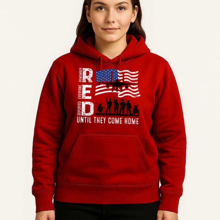 Red Friday Remember Everyone Deployed Until Come Hoodie
