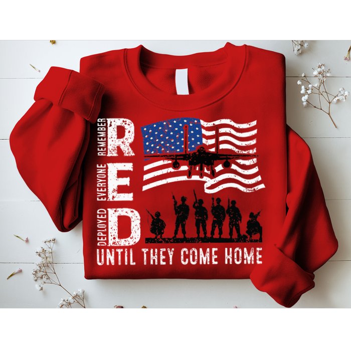 Red Friday Remember Everyone Deployed Until Come Sweatshirt
