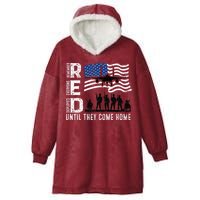 Red Friday Remember Everyone Deployed Until Come Hooded Wearable Blanket