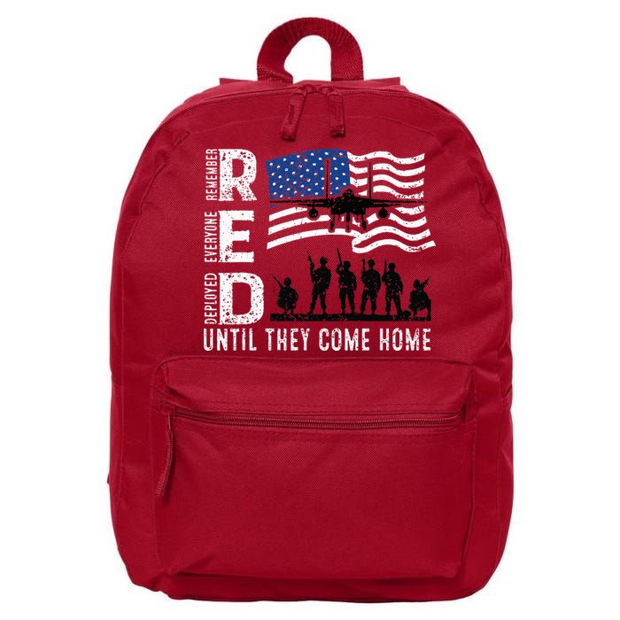 Red Friday Remember Everyone Deployed Until Come 16 in Basic Backpack