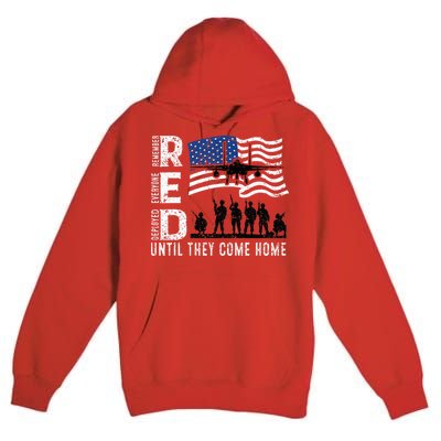 Red Friday Remember Everyone Deployed Until Come Premium Pullover Hoodie