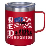 Red Friday Remember Everyone Deployed Until Come 12oz Stainless Steel Coffee Mug