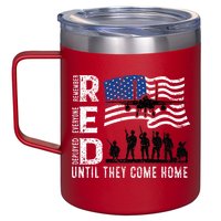 Red Friday Remember Everyone Deployed Until Come 12oz Stainless Steel Coffee Mug