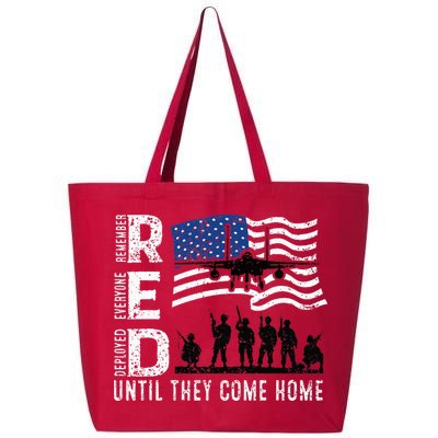 Red Friday Remember Everyone Deployed Until Come 25L Jumbo Tote