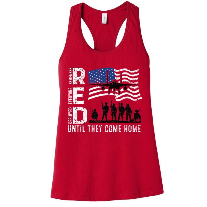 Red Friday Remember Everyone Deployed Until Come Womens Tank Top