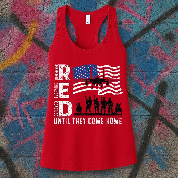 Red Friday Remember Everyone Deployed Until Come Womens Tank Top