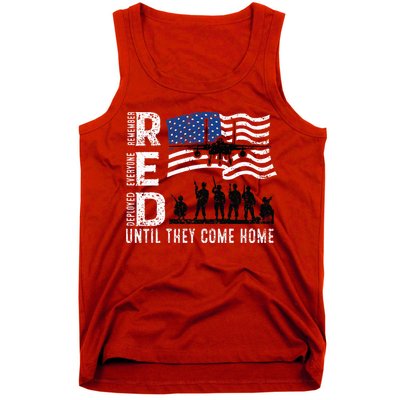 Red Friday Remember Everyone Deployed Until Come Tank Top