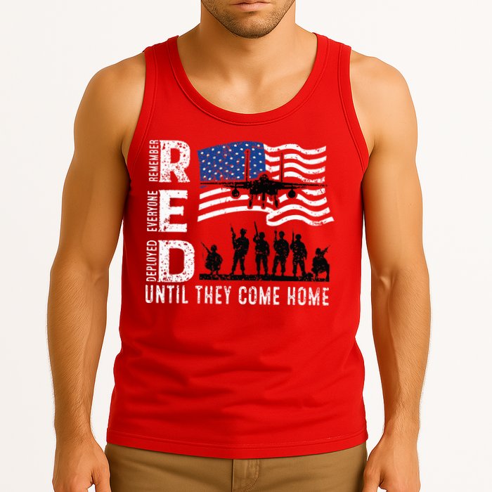 Red Friday Remember Everyone Deployed Until Come Tank Top