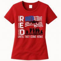 Red Friday Remember Everyone Deployed Until Come Womens T-Shirt