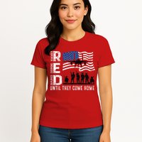 Red Friday Remember Everyone Deployed Until Come Womens T-Shirt
