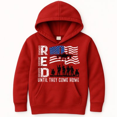 Red Friday Remember Everyone Deployed Until Come Kids Hoodie