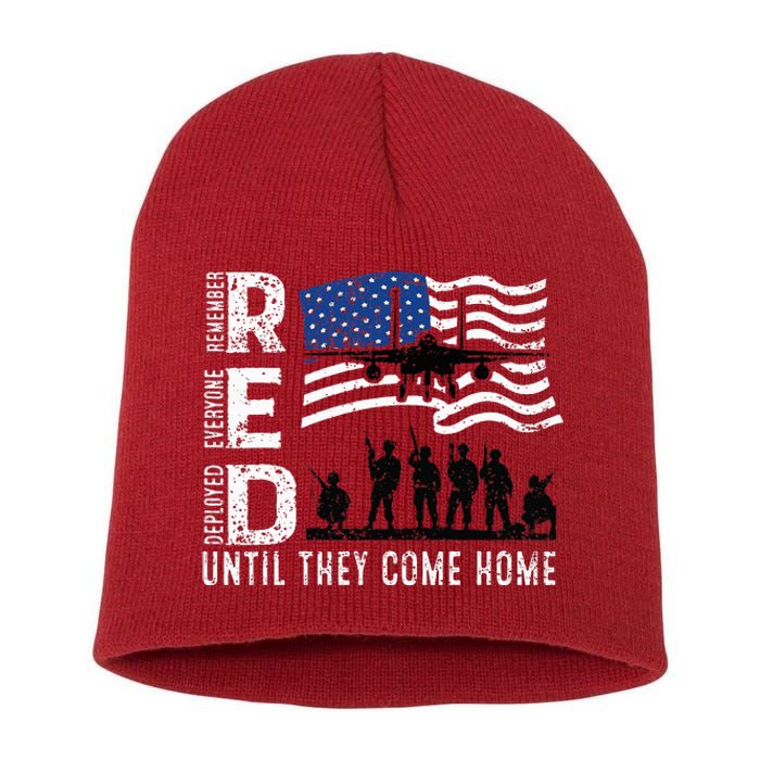 Red Friday Remember Everyone Deployed Until Come Short Acrylic Beanie