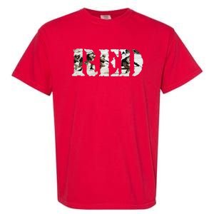 RED Friday Remember Everyone Deployed U.S. Soldiers Garment-Dyed Heavyweight T-Shirt