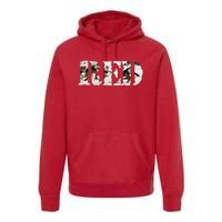 RED Friday Remember Everyone Deployed U.S. Soldiers Premium Hoodie