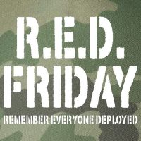 RED Friday Remember Everyone Deployed Legacy Tie Dye Trucker Hat