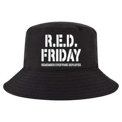 RED Friday Remember Everyone Deployed Cool Comfort Performance Bucket Hat