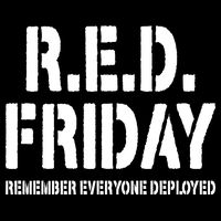 RED Friday Remember Everyone Deployed Impact Tech Backpack