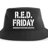 RED Friday Remember Everyone Deployed Sustainable Bucket Hat