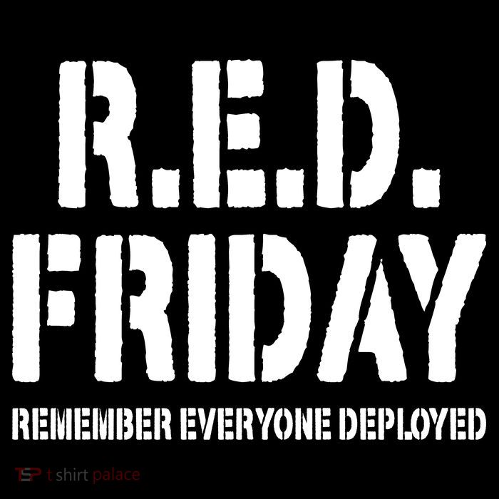 RED Friday Remember Everyone Deployed Youth Performance Sprint T-Shirt