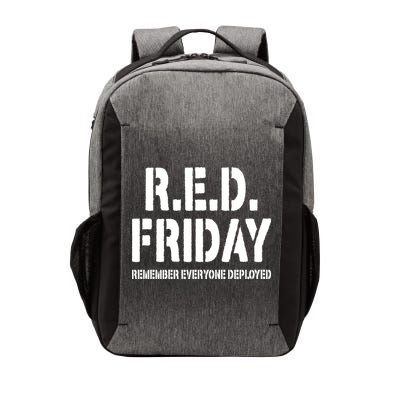RED Friday Remember Everyone Deployed Vector Backpack