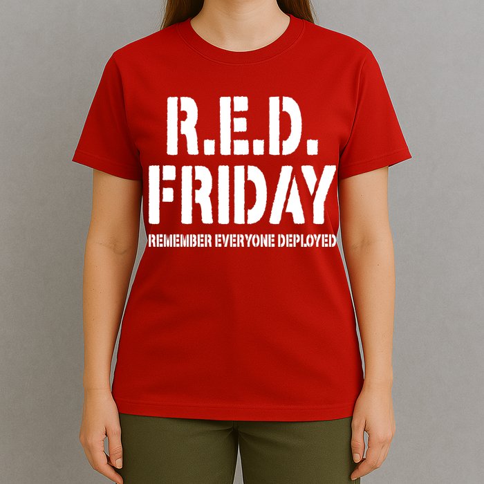 RED Friday Remember Everyone Deployed T-Shirt