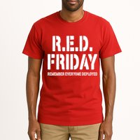 RED Friday Remember Everyone Deployed Tall T-Shirt