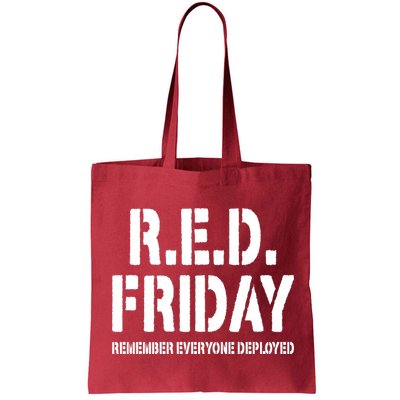 RED Friday Remember Everyone Deployed Bag