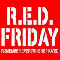 RED Friday Remember Everyone Deployed Mousepad