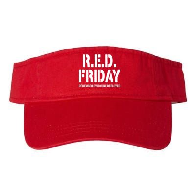 RED Friday Remember Everyone Deployed Visor