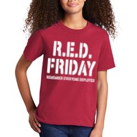 RED Friday Remember Everyone Deployed Kids T-Shirt