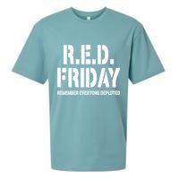 RED Friday Remember Everyone Deployed Sueded Cloud Jersey T-Shirt