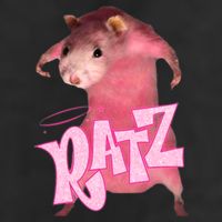 Ratz Funny Rat Funny Mouse Ratz Pink Ratz Mouse Meme 7 Panel Mesh Trucker Snapback Hat