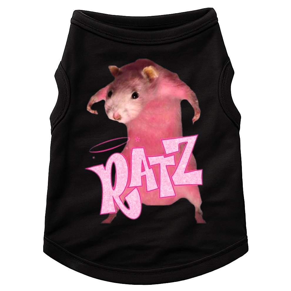 Ratz Funny Rat Funny Mouse Ratz Pink Ratz Mouse Meme Doggie Tank