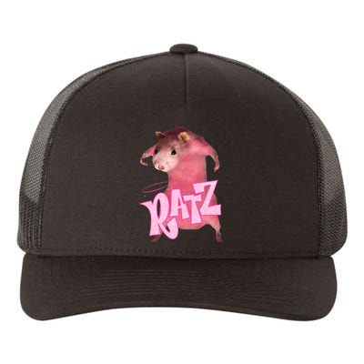 Ratz Funny Rat Funny Mouse Ratz Pink Ratz Mouse Meme Yupoong Adult 5-Panel Trucker Hat