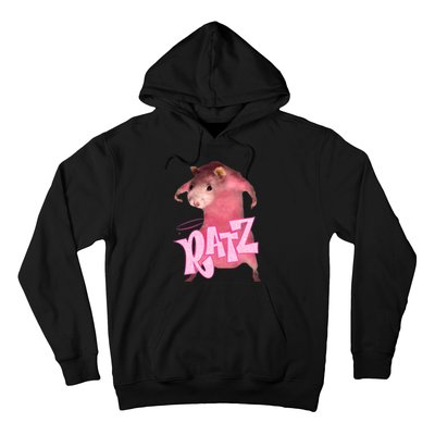 Ratz Funny Rat Funny Mouse Ratz Pink Ratz Mouse Meme Hoodie